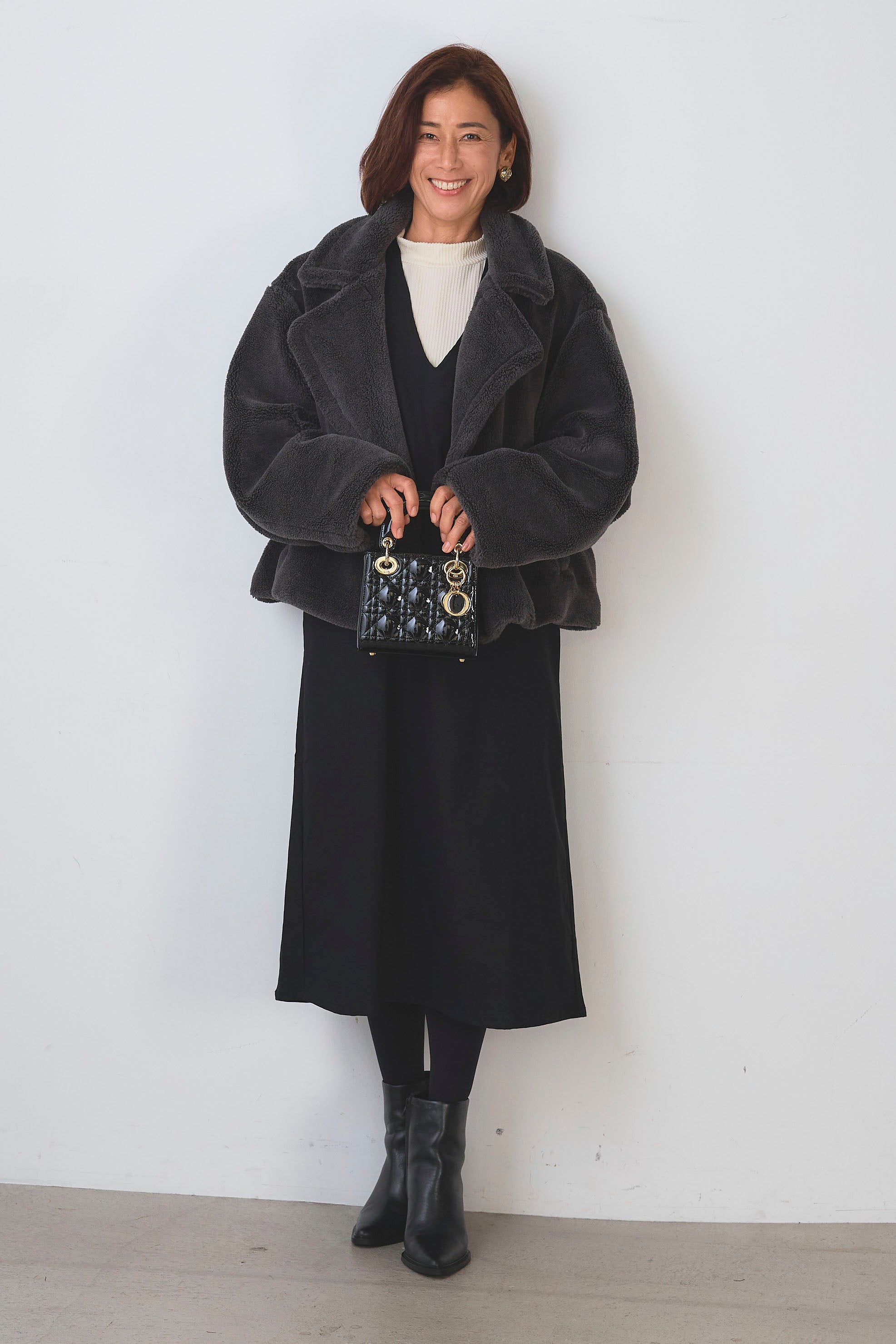 Her praha ハイネッククロップドジャケット Her praha ハイネッククロップドジャケット Her praha