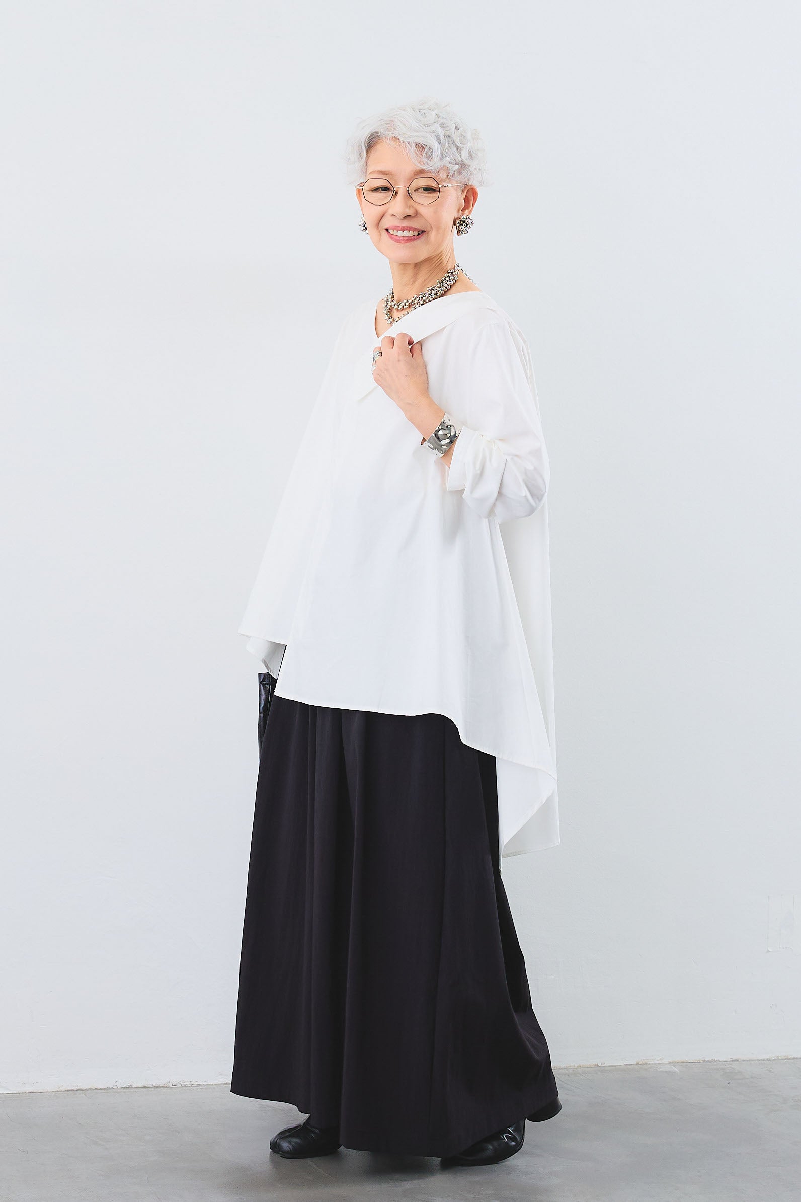 Loren様、専用　【697】ファスナージャケット【698】　8分袖チュニック 取り外しライナー付き ゆるトレンチコート 軽量 はっ水【AOKI