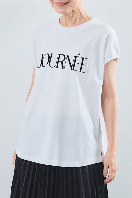 【予約】"JOURNÉE"フロッキーロゴフレンチスリーブT