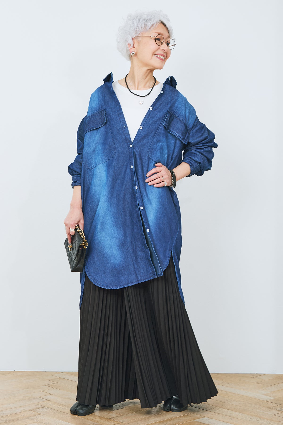 即納】4ozロングデニムシャツ – AIJAN