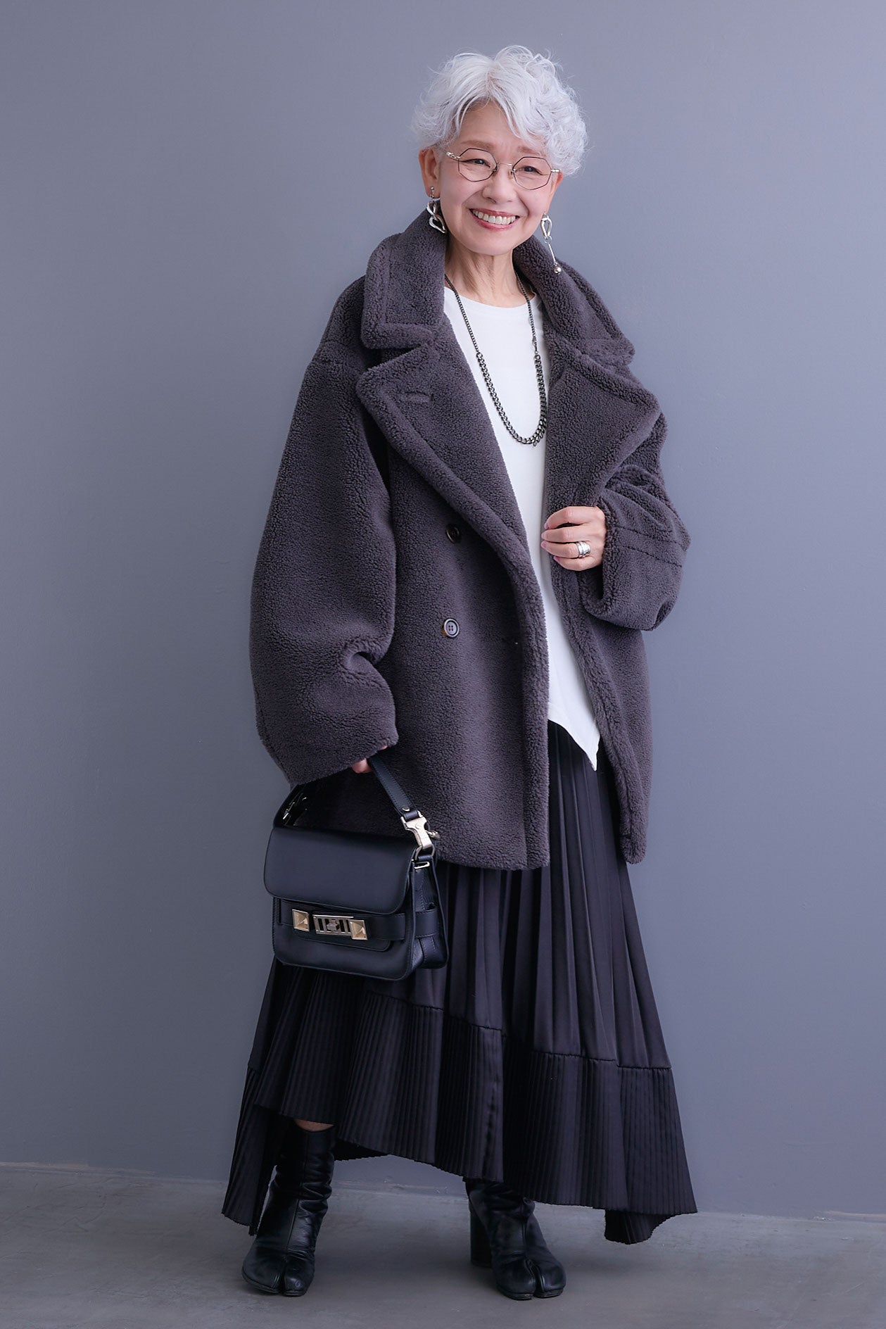 未使用品 ORBボタン裏地 アシンメトリー ジャケット& 変形 スカートスーツ アシメデザインジャケット ジャケット レディース 送料無料