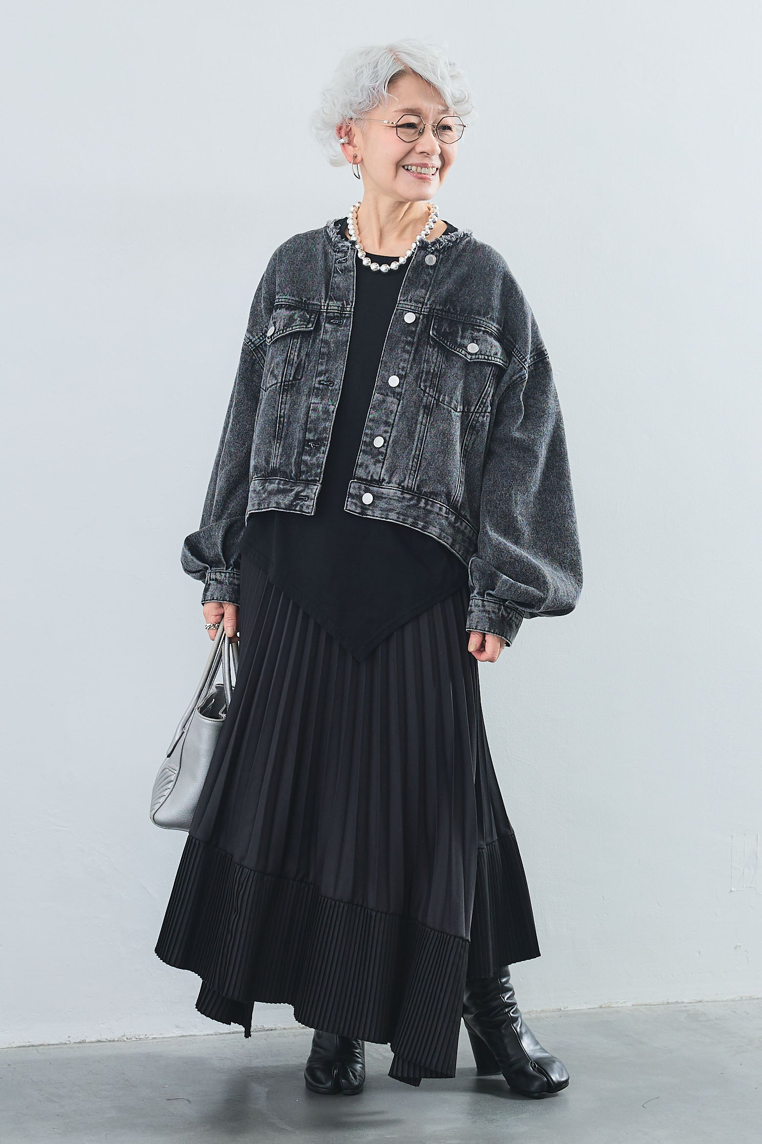 blate ボリュームスリーブデニムジャケット　新品 セール】＜SACRA＞ボリュームスリーブ デニムジャケット（デニム