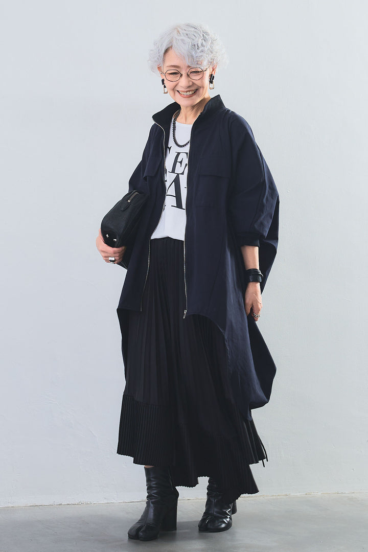 【予約】バックロングドルマンブルゾン
