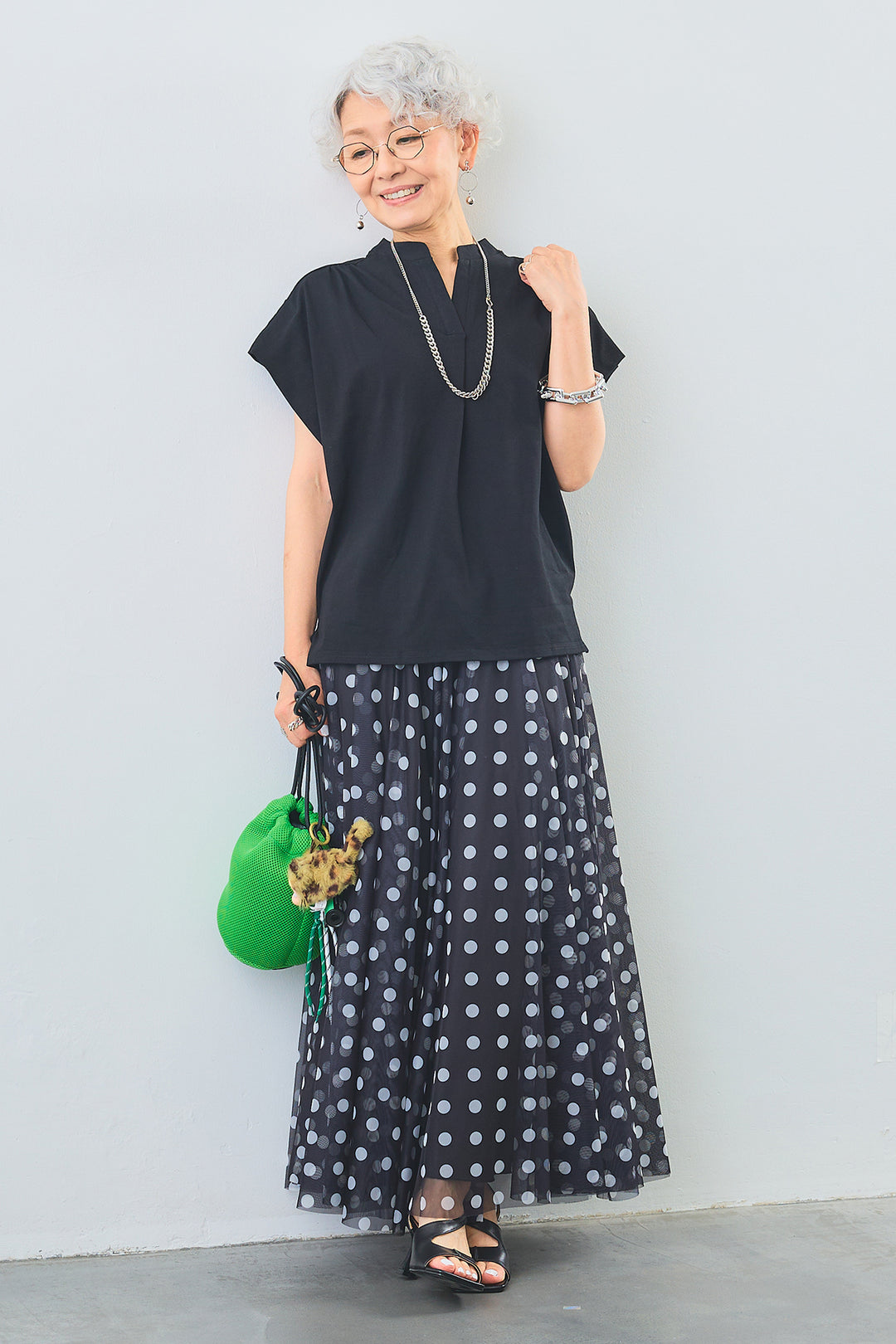 【予約】キーネックボックスシルエットT