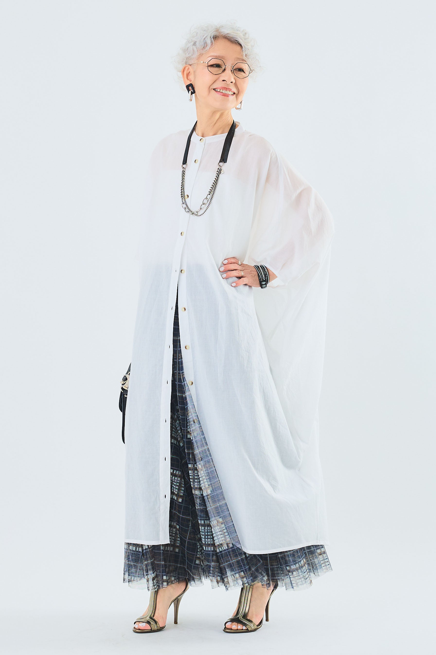 即納】エアリーコットンオーバードルマンシャツワンピース – AIJAN