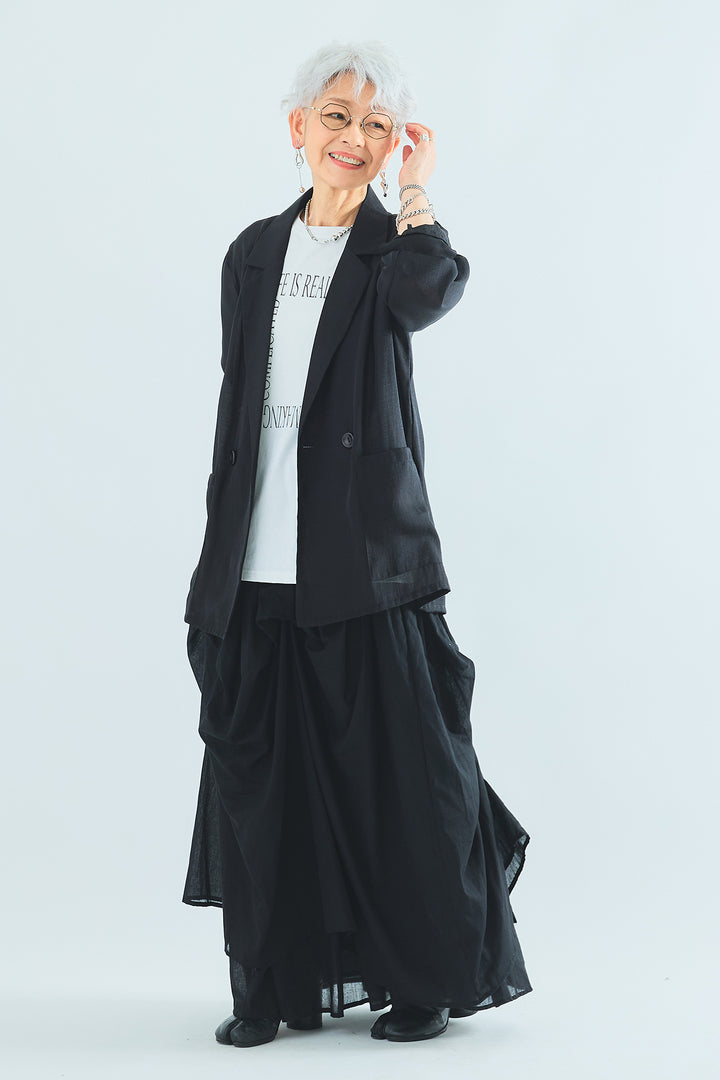 【予約】ランダムタックボリュームスカート