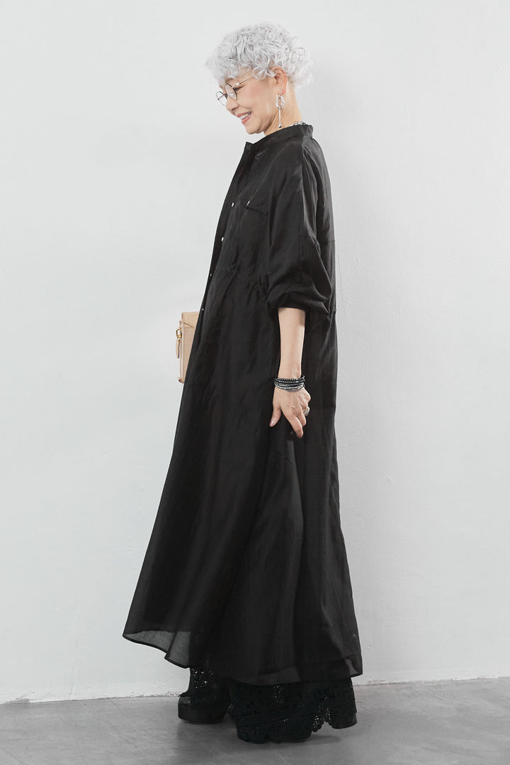 【SET】"GlowREST"ロゴT+スピンドルコードシアーロングシャツジャケット+ケミカルレースイージーパンツ(3set)