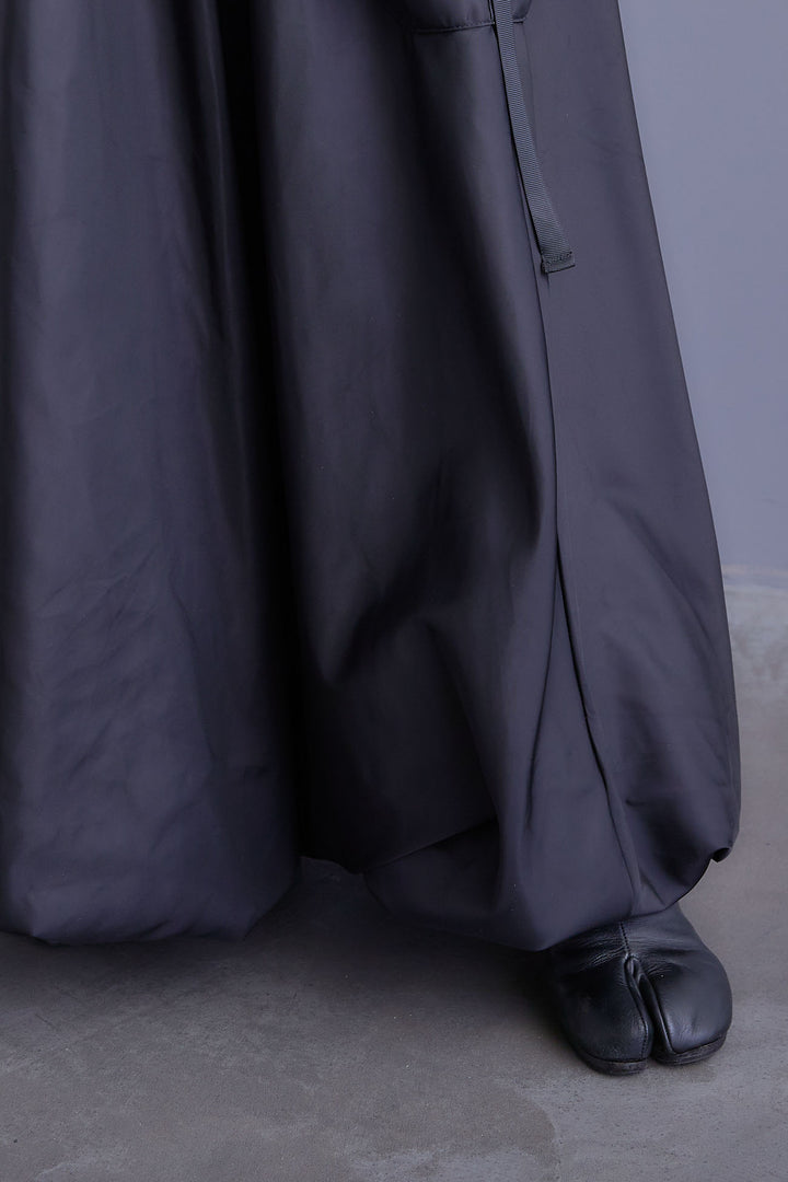 【SET】ワイドリブドルマンニット+バルーンミリタリースカート(2set)