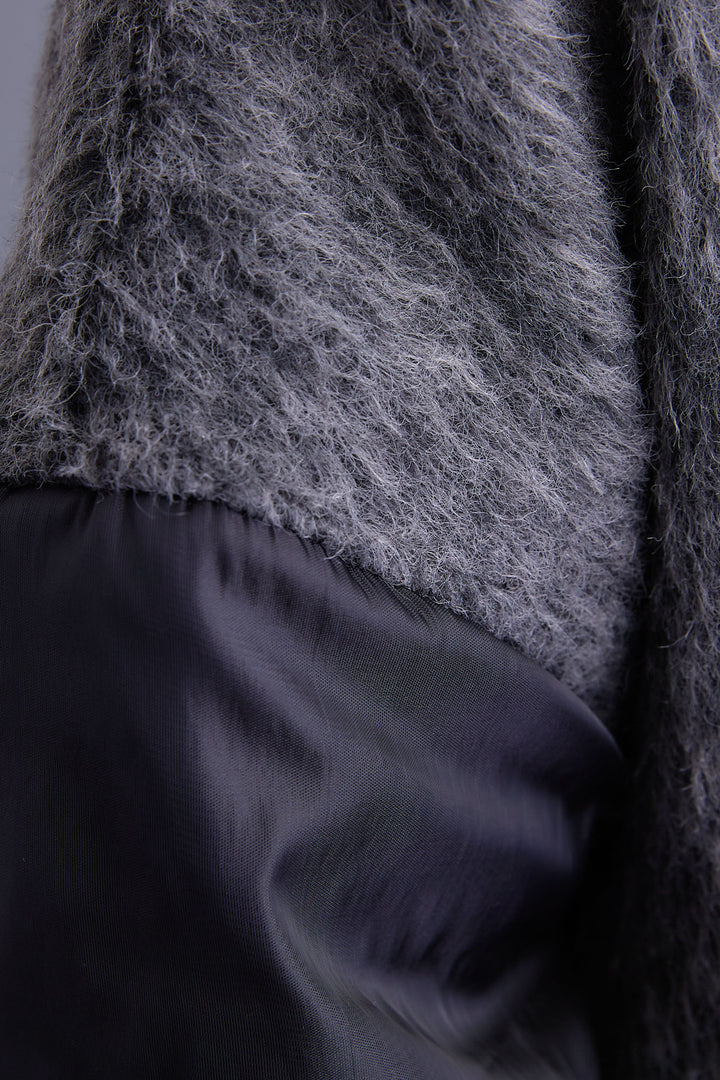 【予約】チュールレイヤードMA-1シャギーオーバーコート