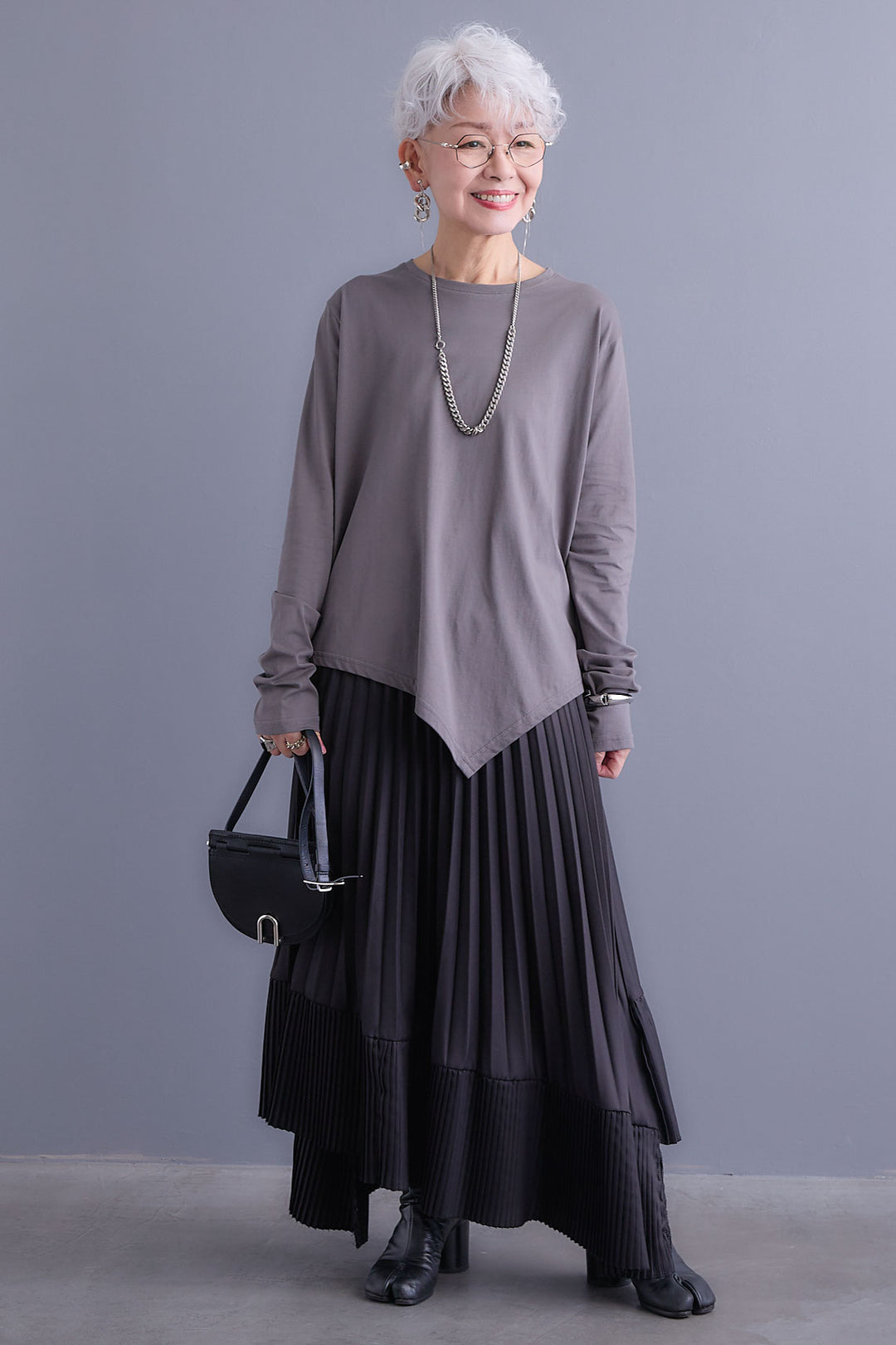 【予約】アシンメトリーロンT