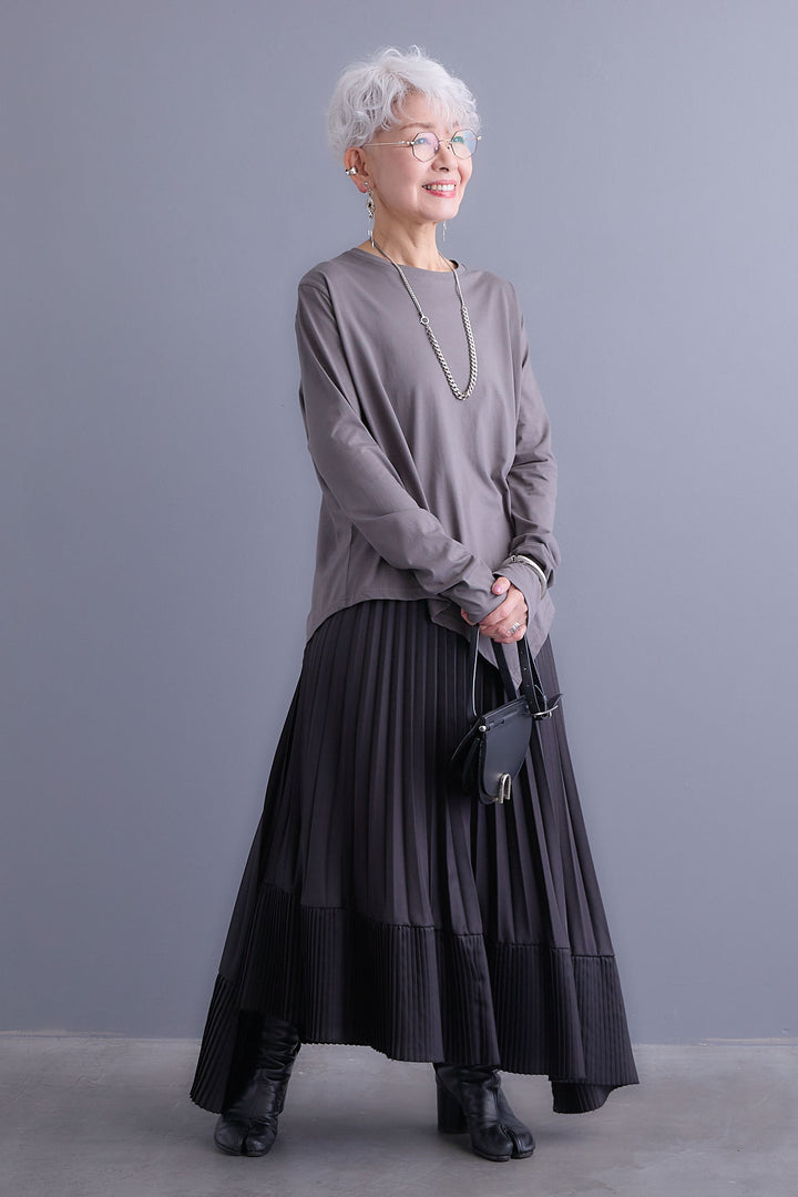 【予約】アシンメトリーロンT