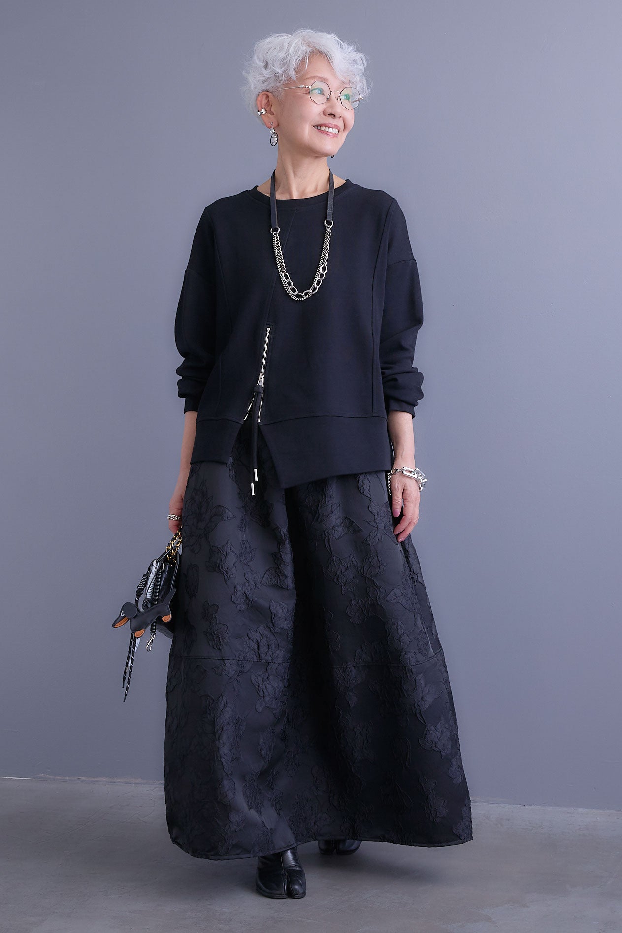 予約】ZIPデザインアシンメトリープルオーバー – AIJAN