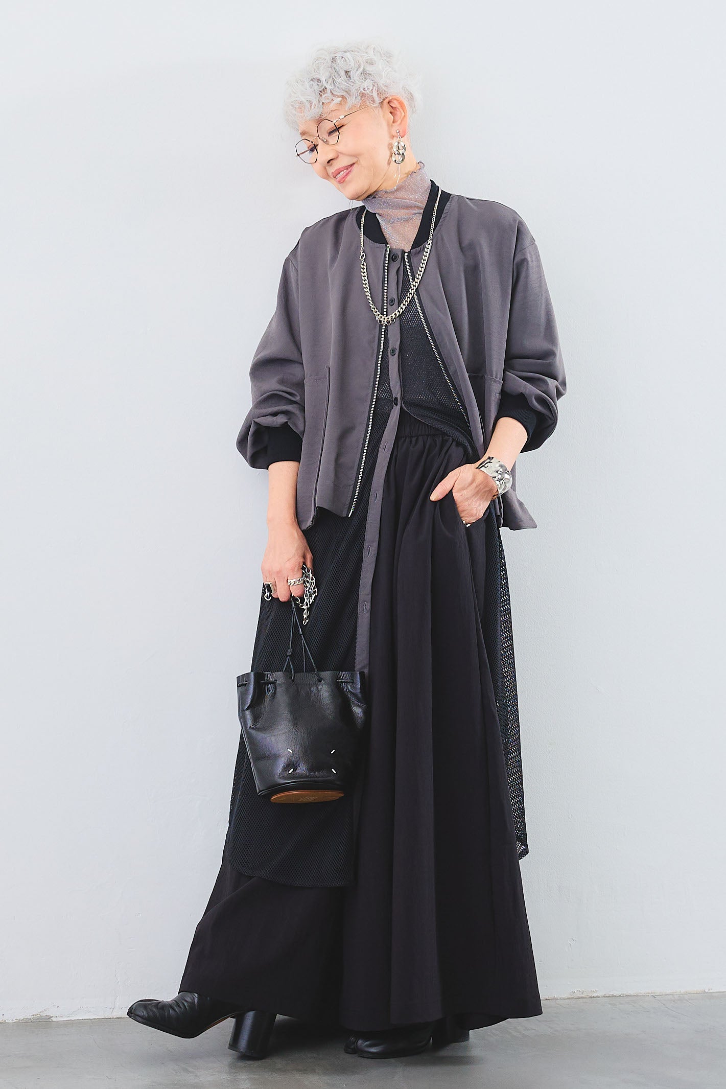 予約】ラメシアーハイネックロンT – AIJAN