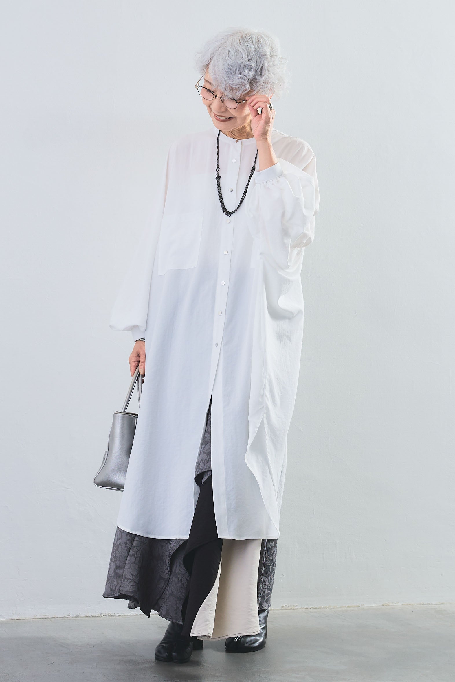 【最終値下げ】CULLNI ロングシャツ　18AW CULLNI（クルニ）の「サイドスリットロングシャツ（）」 - WEAR