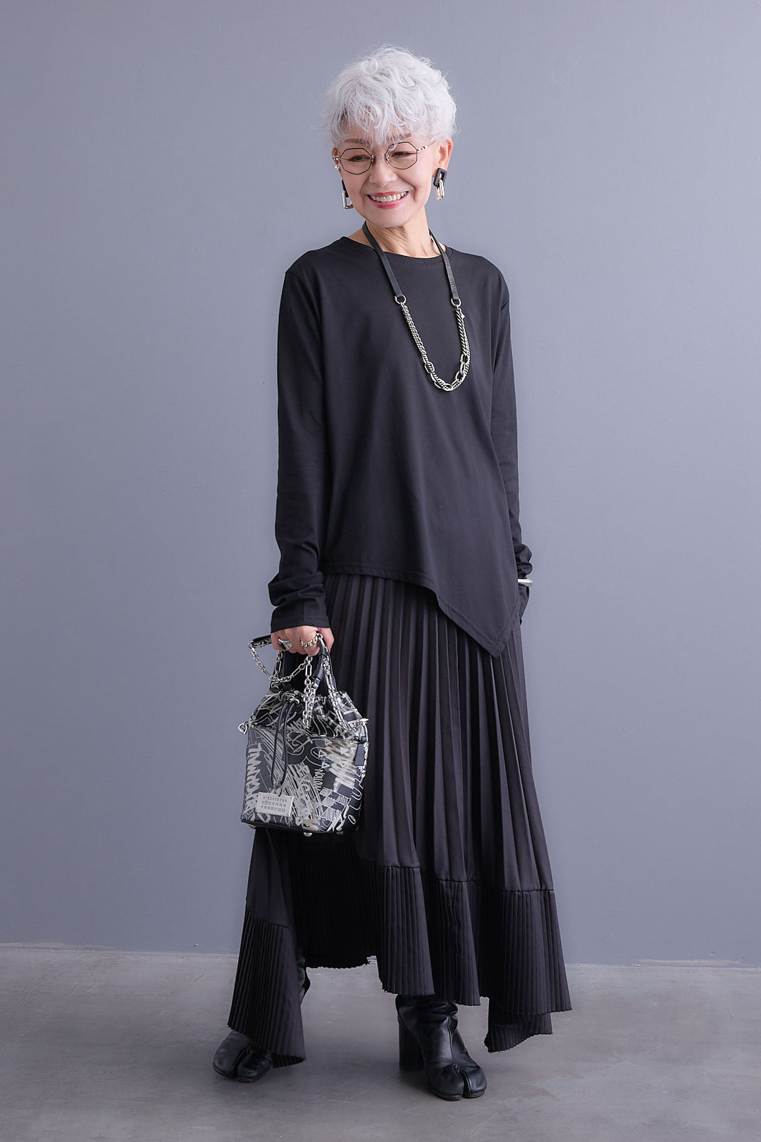 【予約】アシンメトリーロンT