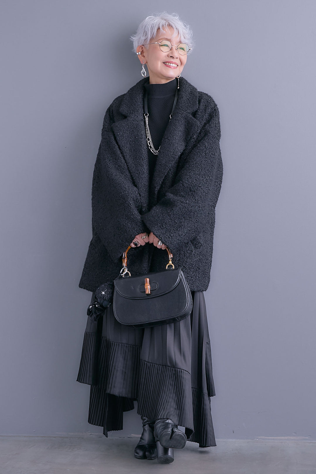 【予約】ブークレーテーラードコート