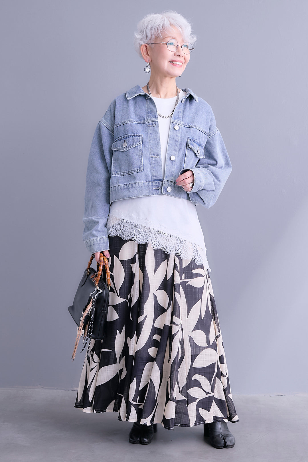 【予約】リーフアートフレアスカート