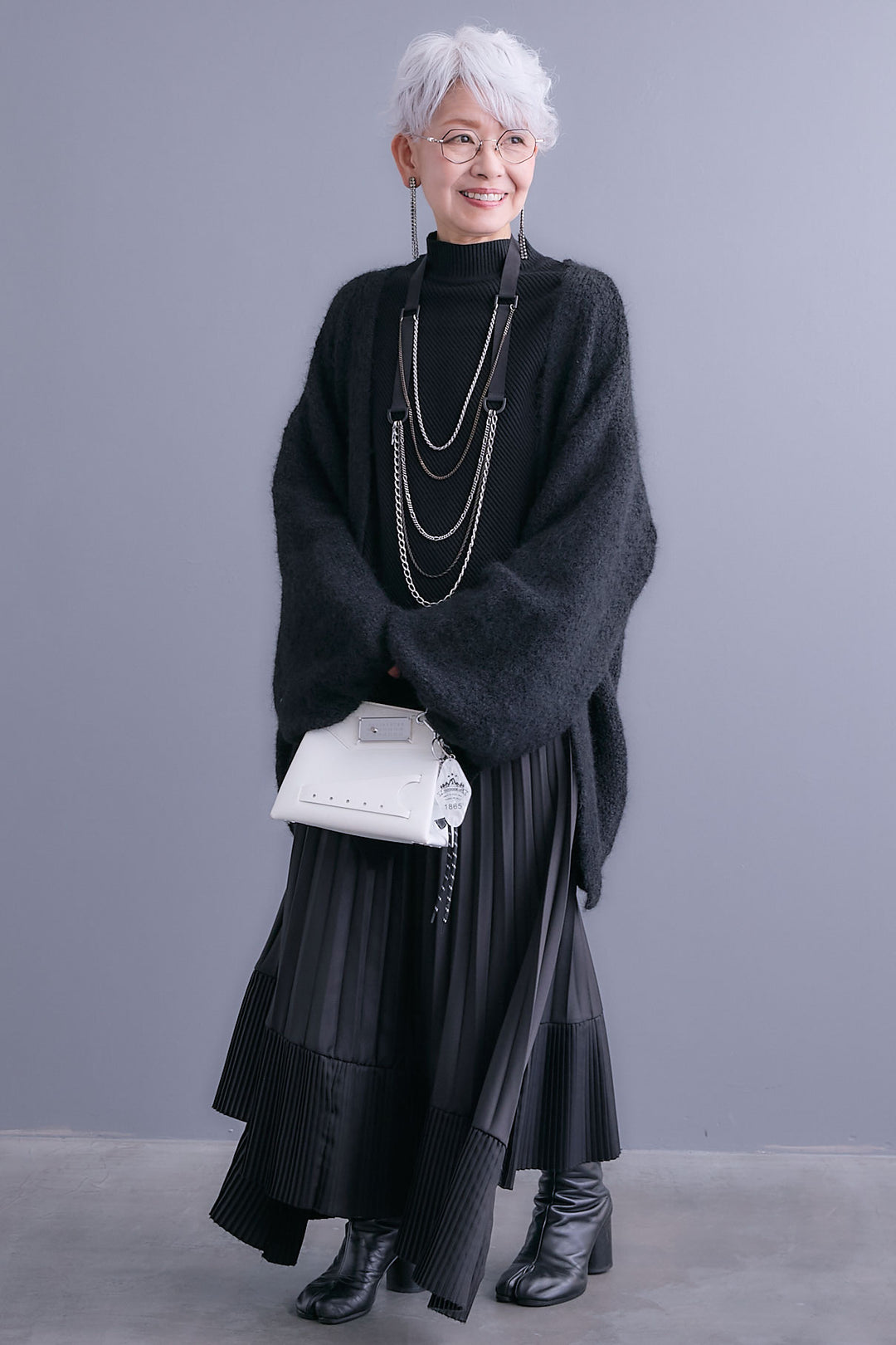 【予約】ボリュームスリーブニットカーディガン