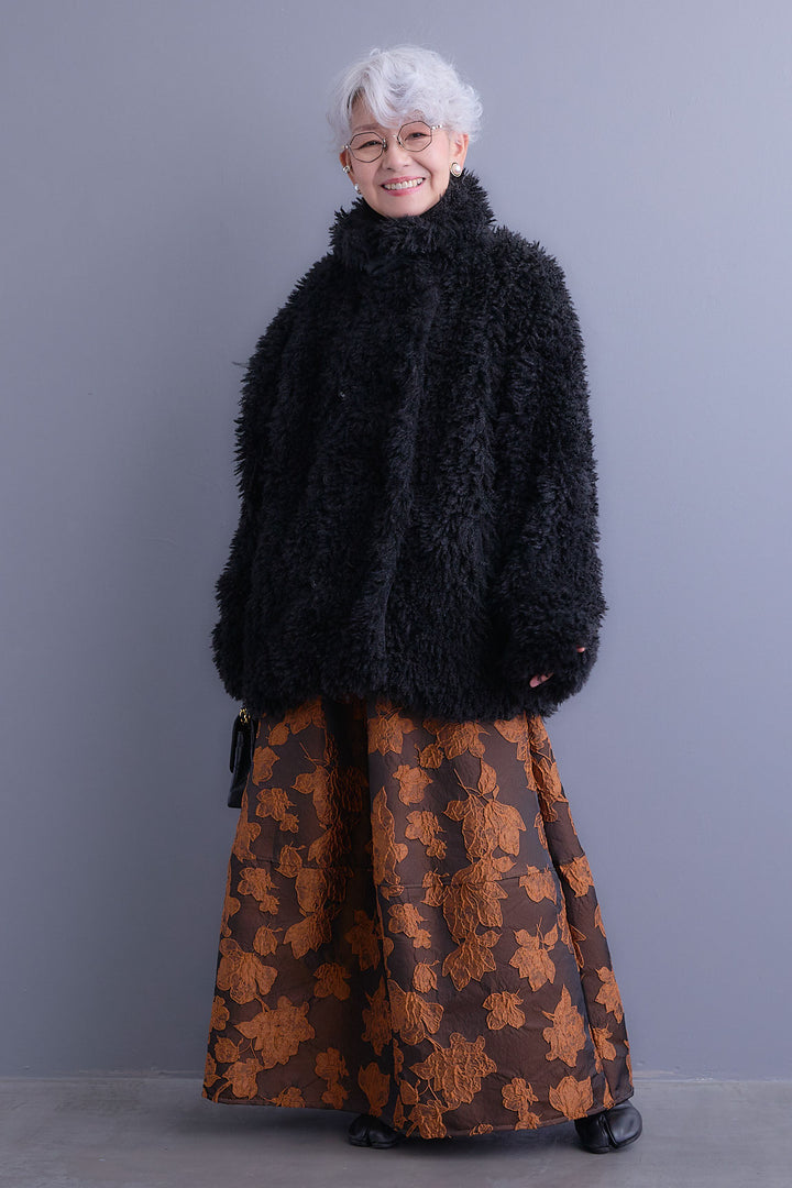 【予約】ジャガードフラワースカート