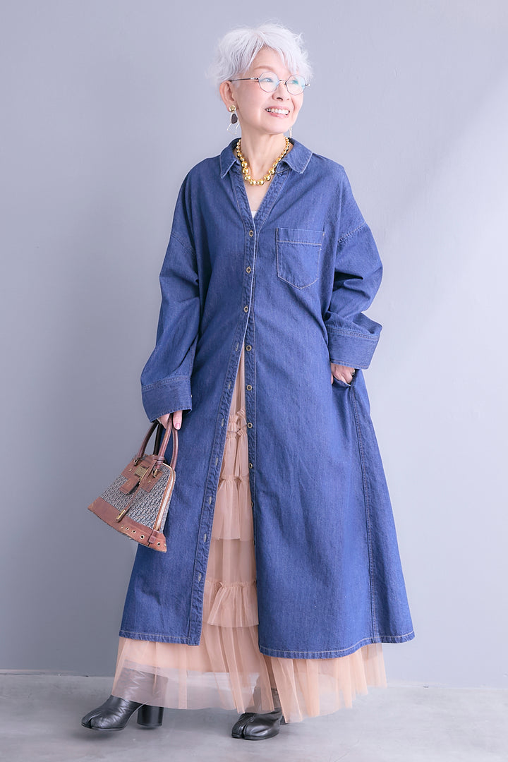 【即納】タッセルチュールティアードスカート