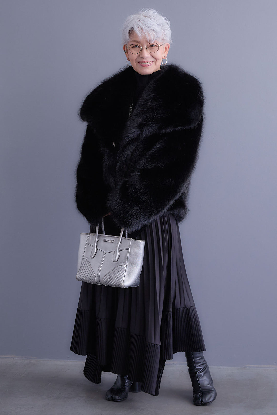 【新色追加】【予約】アシンメトリープリーツスカート