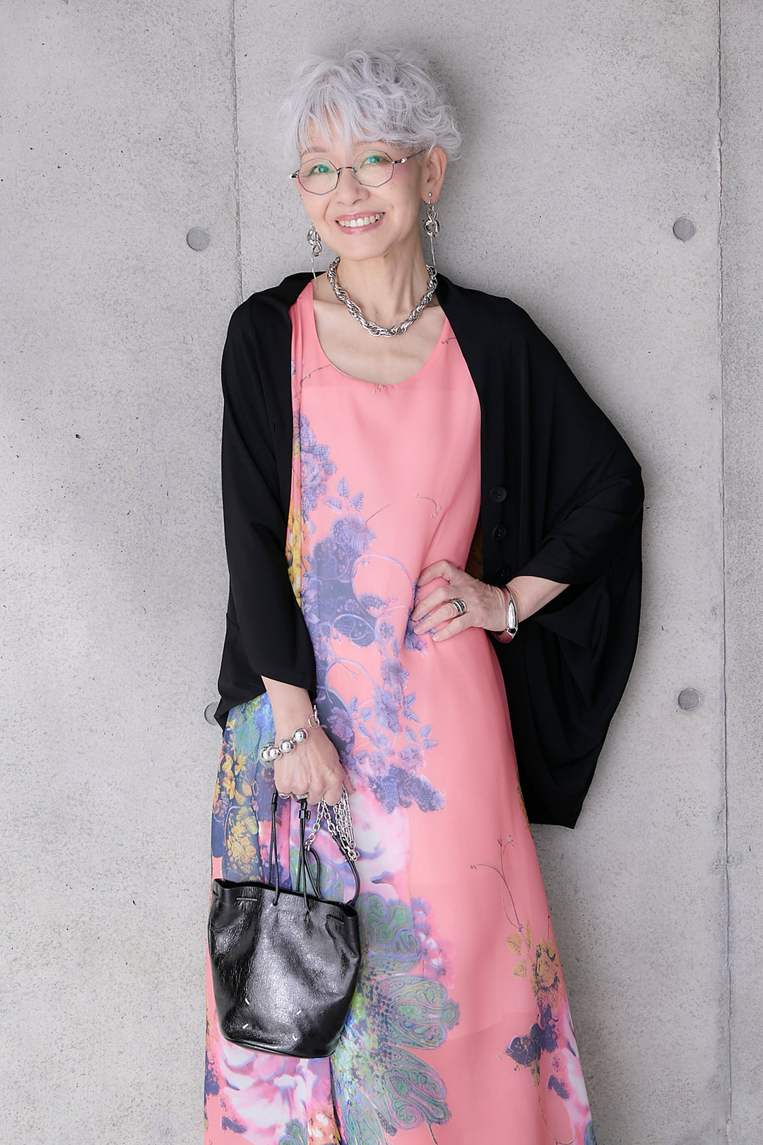 【予約】サンセットボタニカルフラワーサマードレス