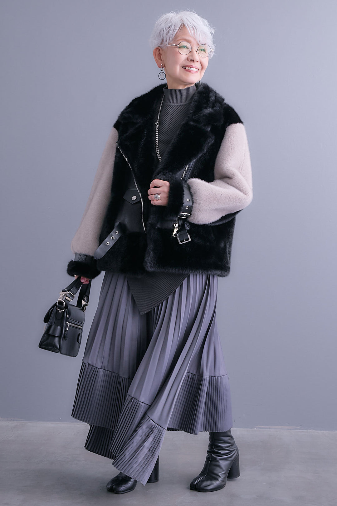 【予約】ライダースドッキングエコファージャケット