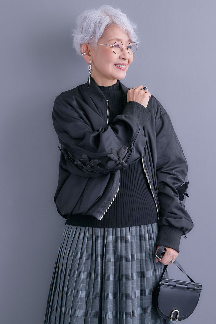 【予約】チュールフラワースリーブMA-1【2WAY】