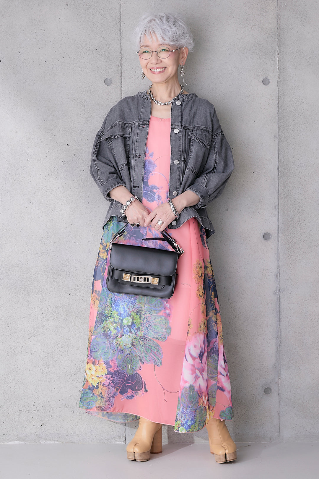 【予約】サンセットボタニカルフラワーサマードレス