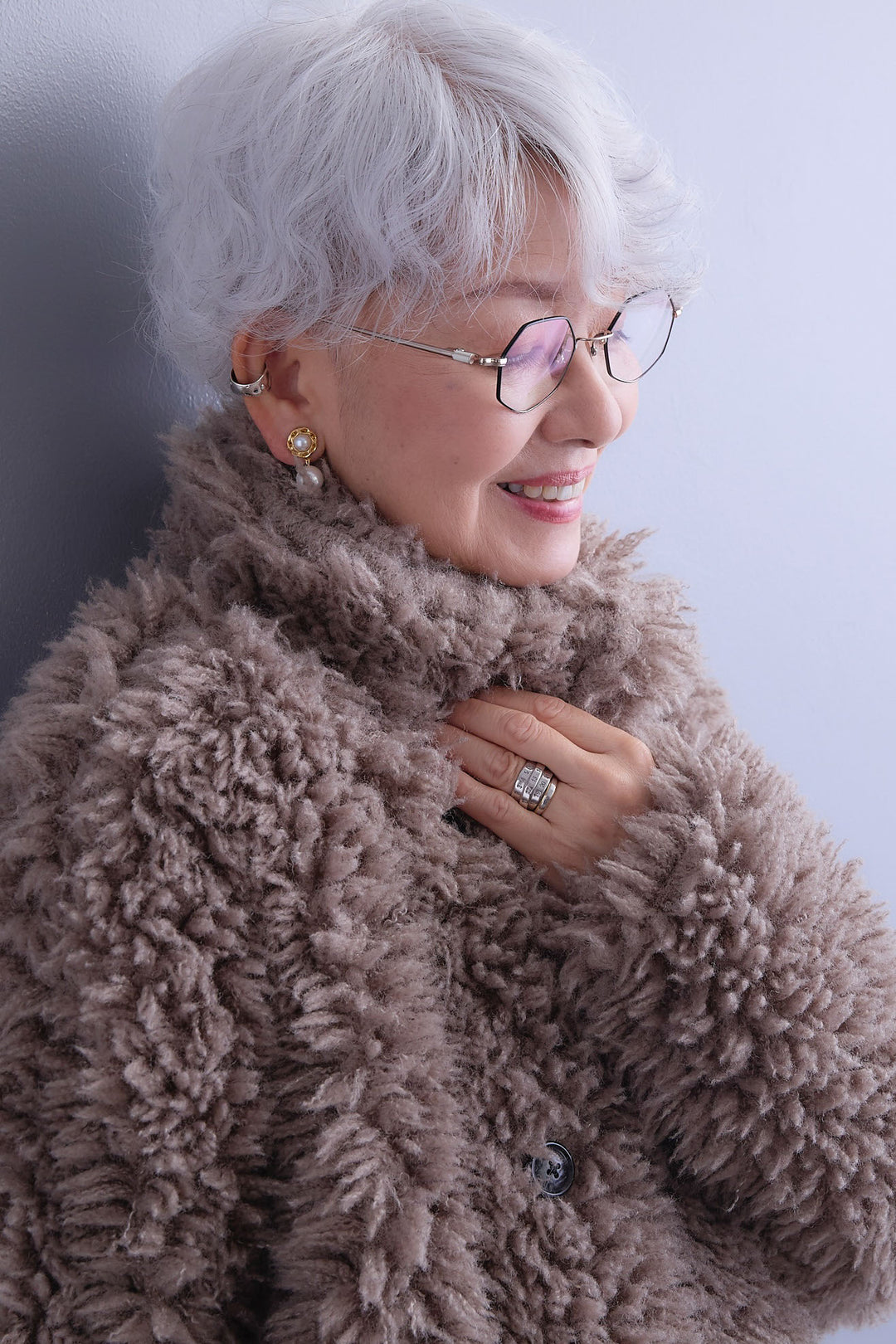 【予約】プードルボア2WAYカラーコート