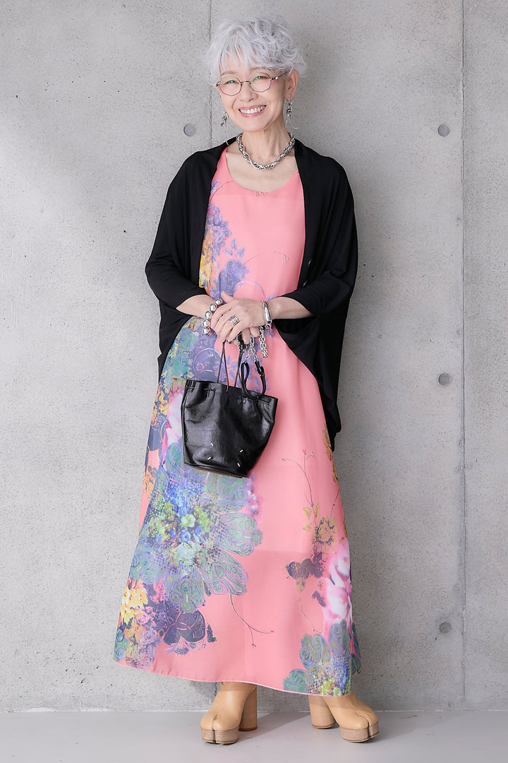 【予約】サンセットボタニカルフラワーサマードレス