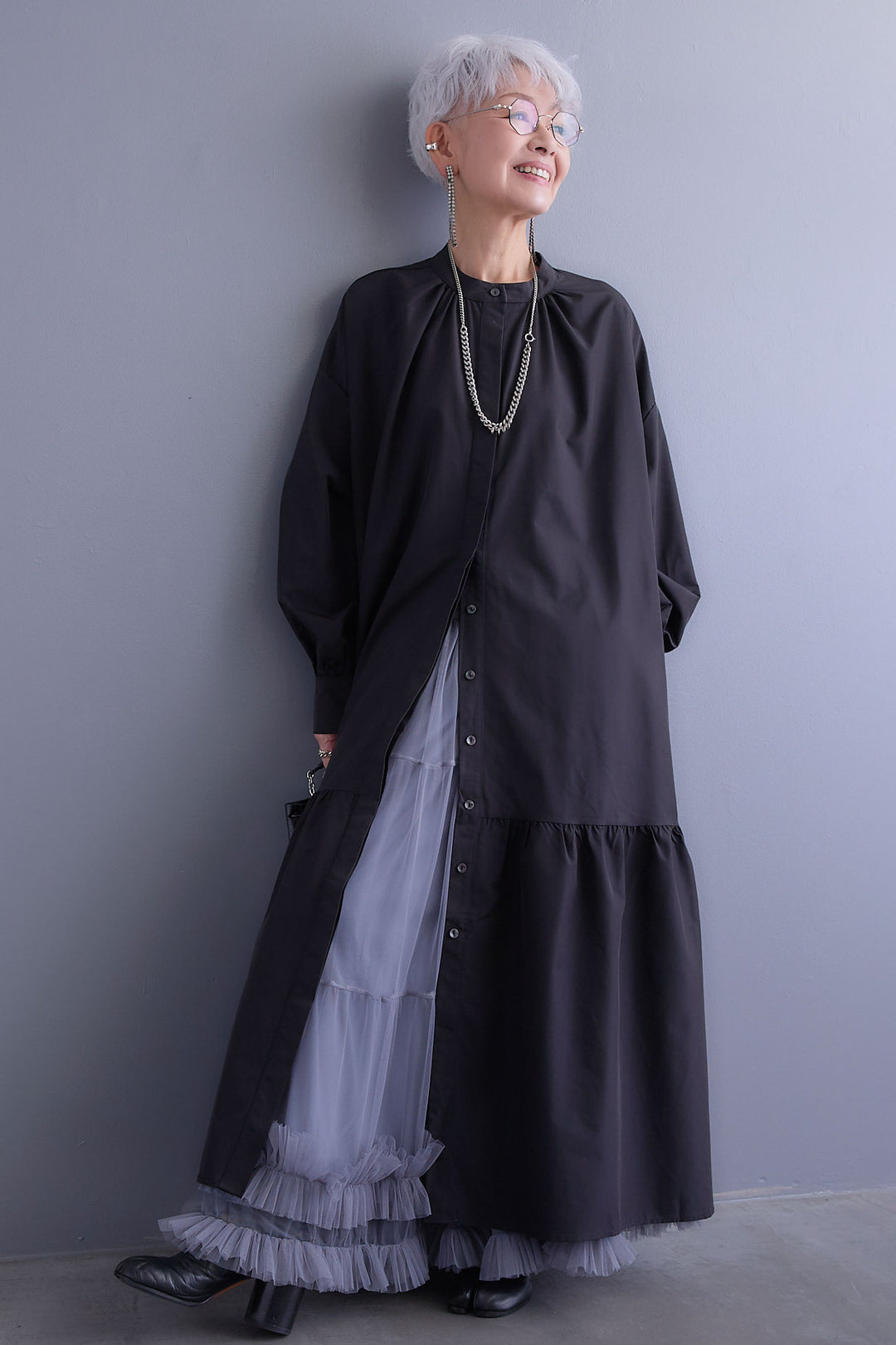 【予約】フリルチュールティアードスカート