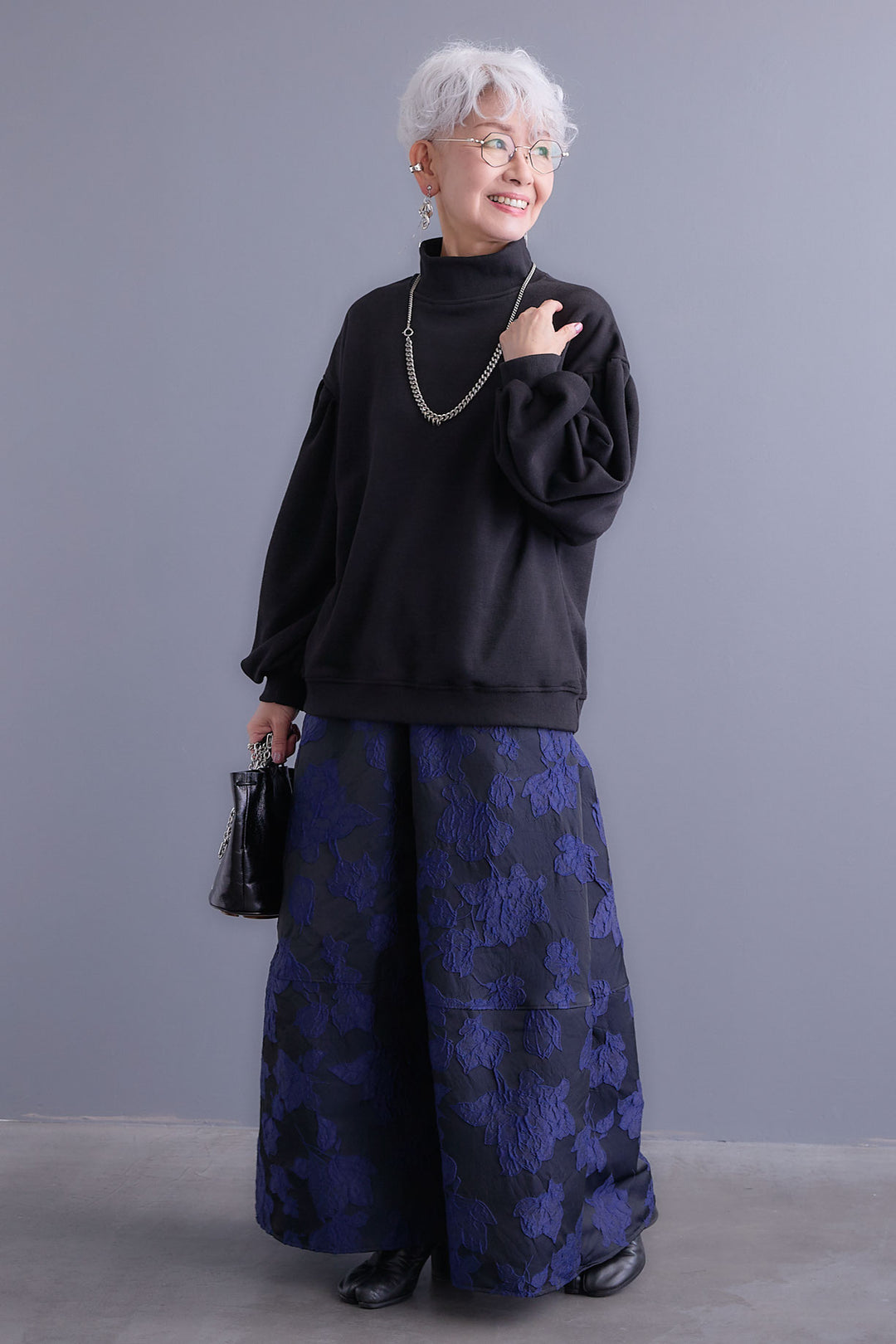 【予約】ボリュームスリーブモックネックプルオーバー