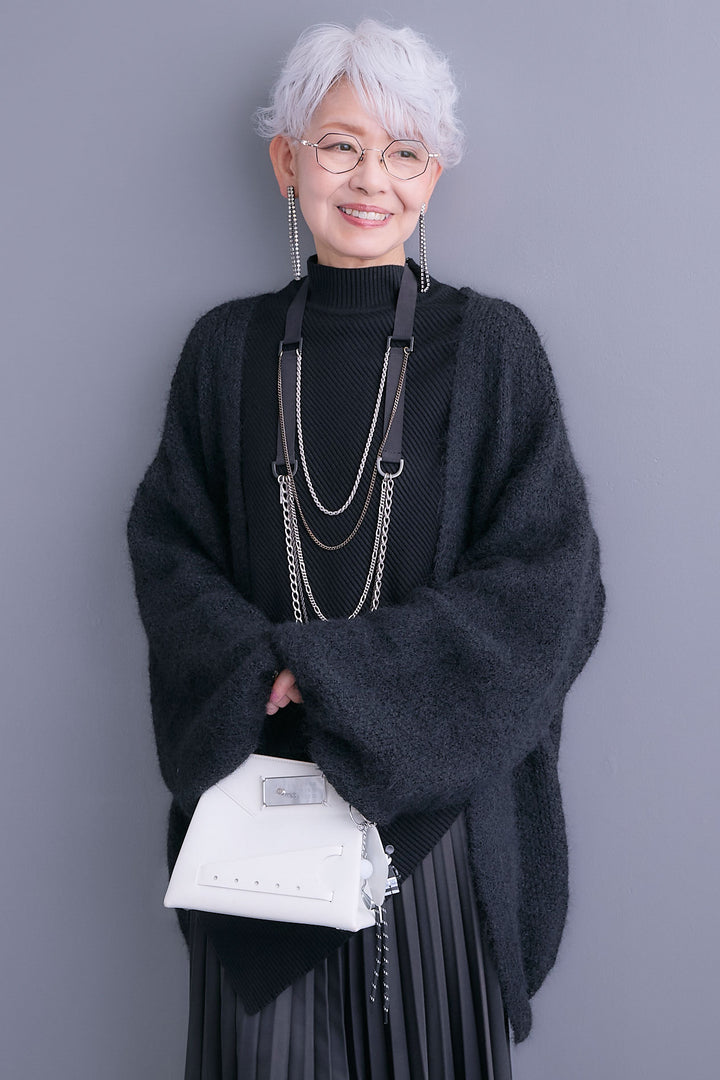 【予約】ボリュームスリーブニットカーディガン