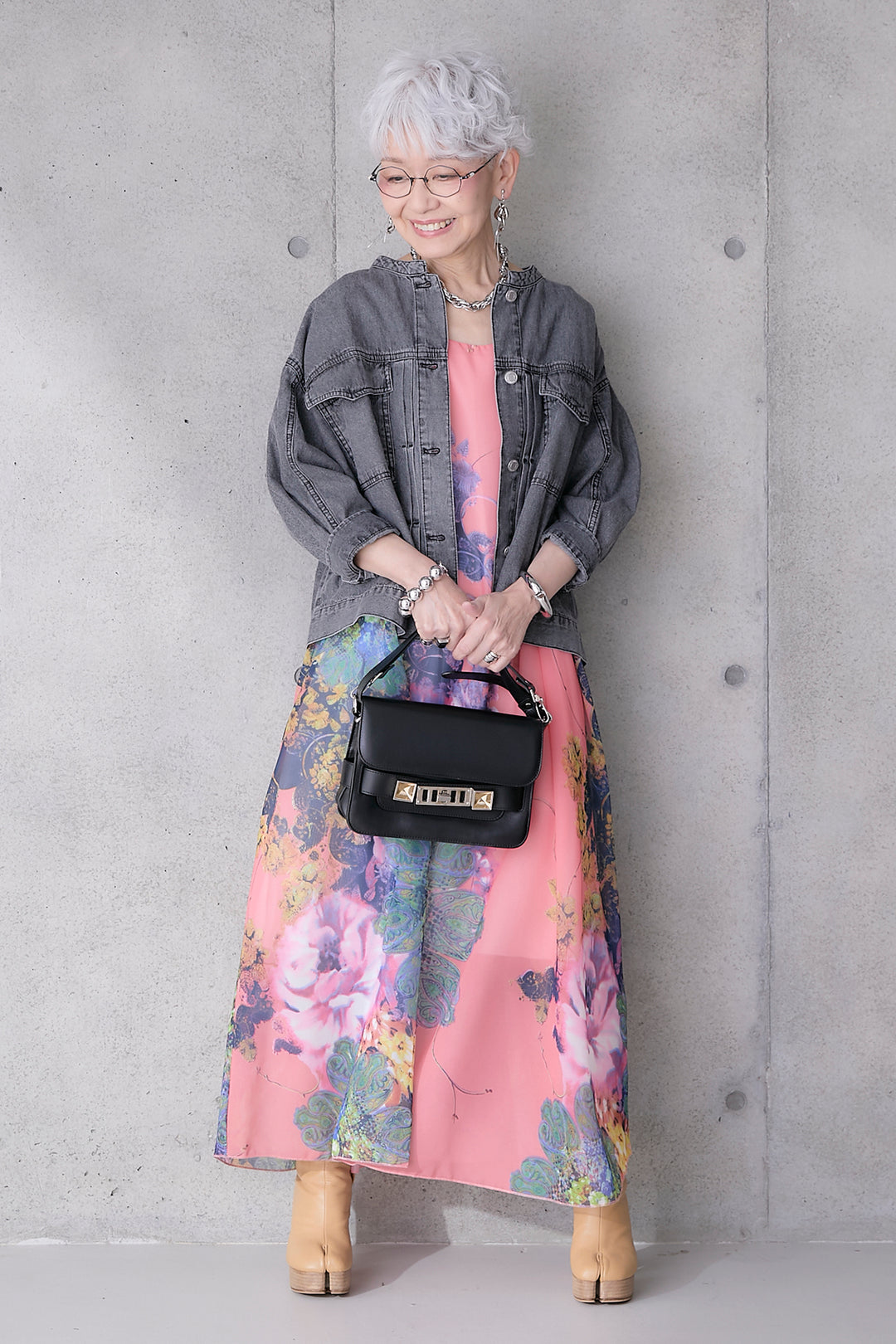 【予約】サンセットボタニカルフラワーサマードレス