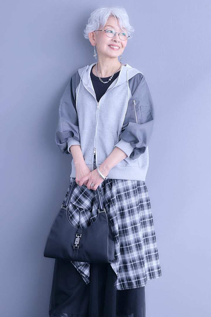 【予約】MA-1ジップアップフーディ