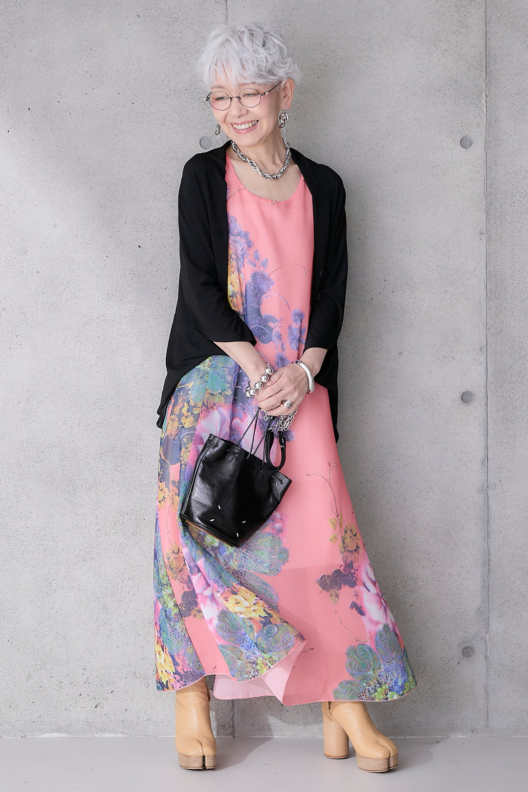 【予約】サンセットボタニカルフラワーサマードレス