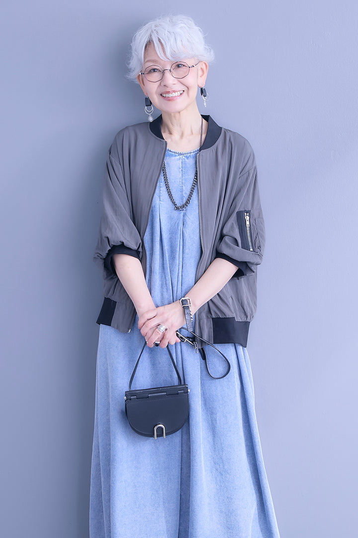 【予約】バルーンハーフスリーブMA-1ジャケット