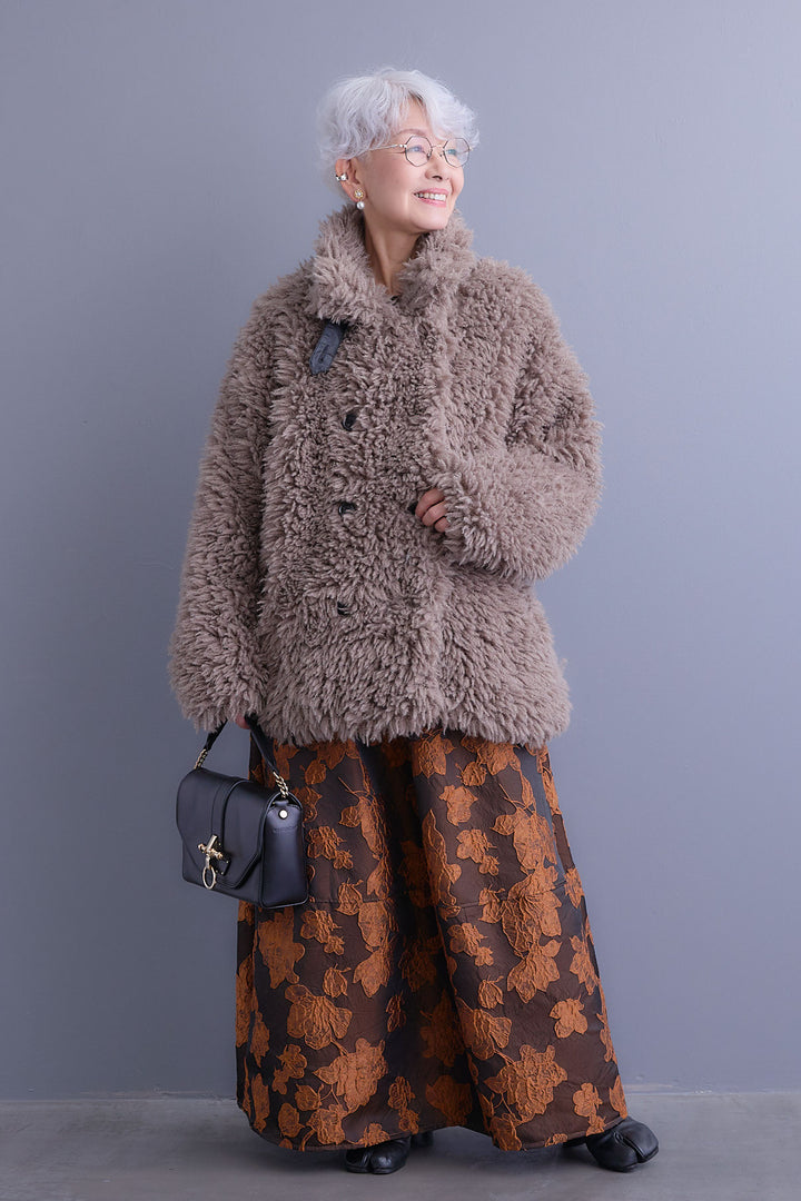 【予約】プードルボア2WAYカラーコート