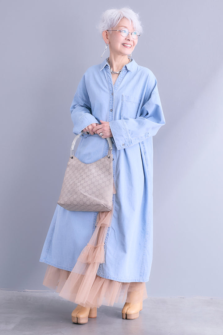 【即納】タッセルチュールティアードスカート