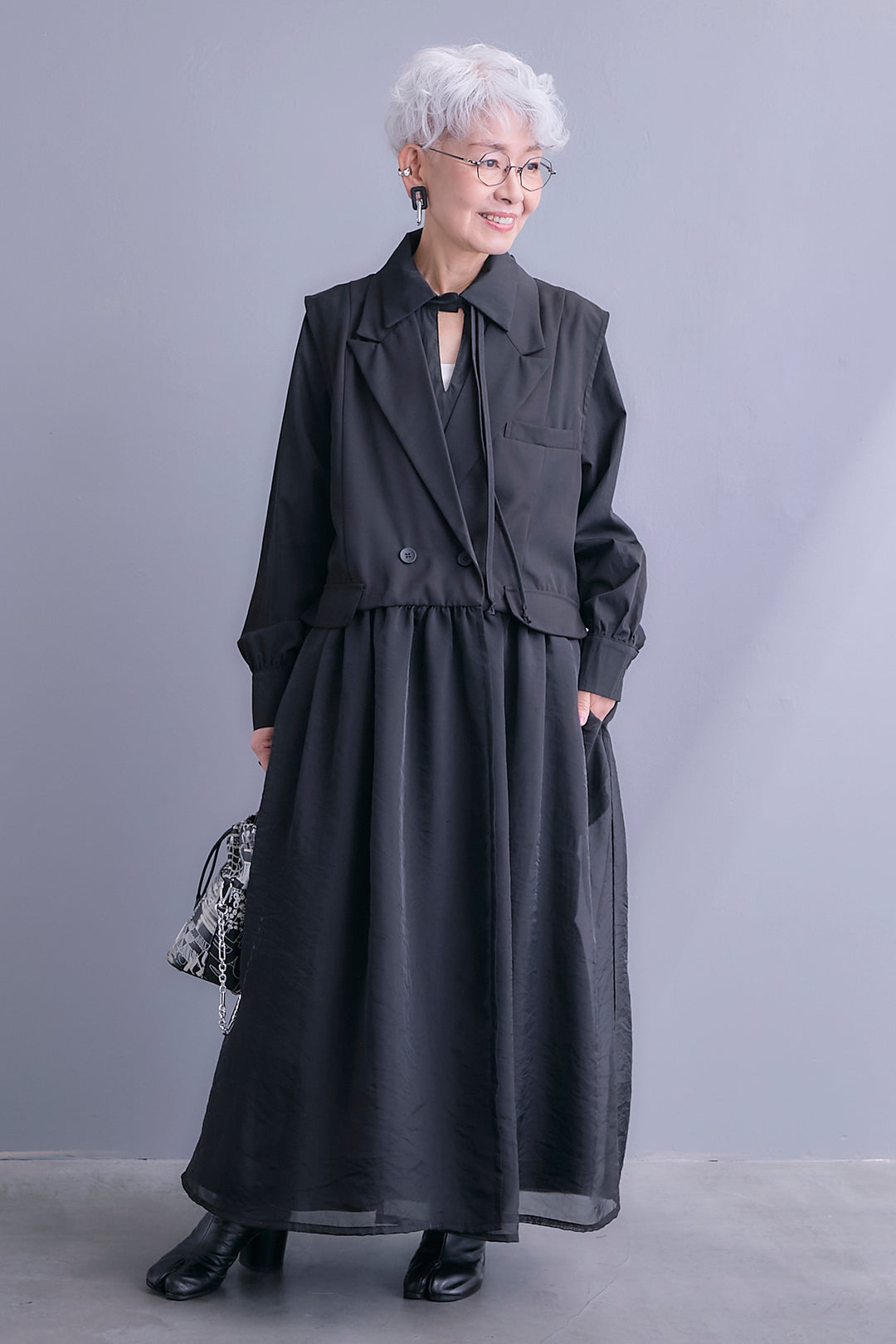 【予約】シアーオーガンジージャケットベスト