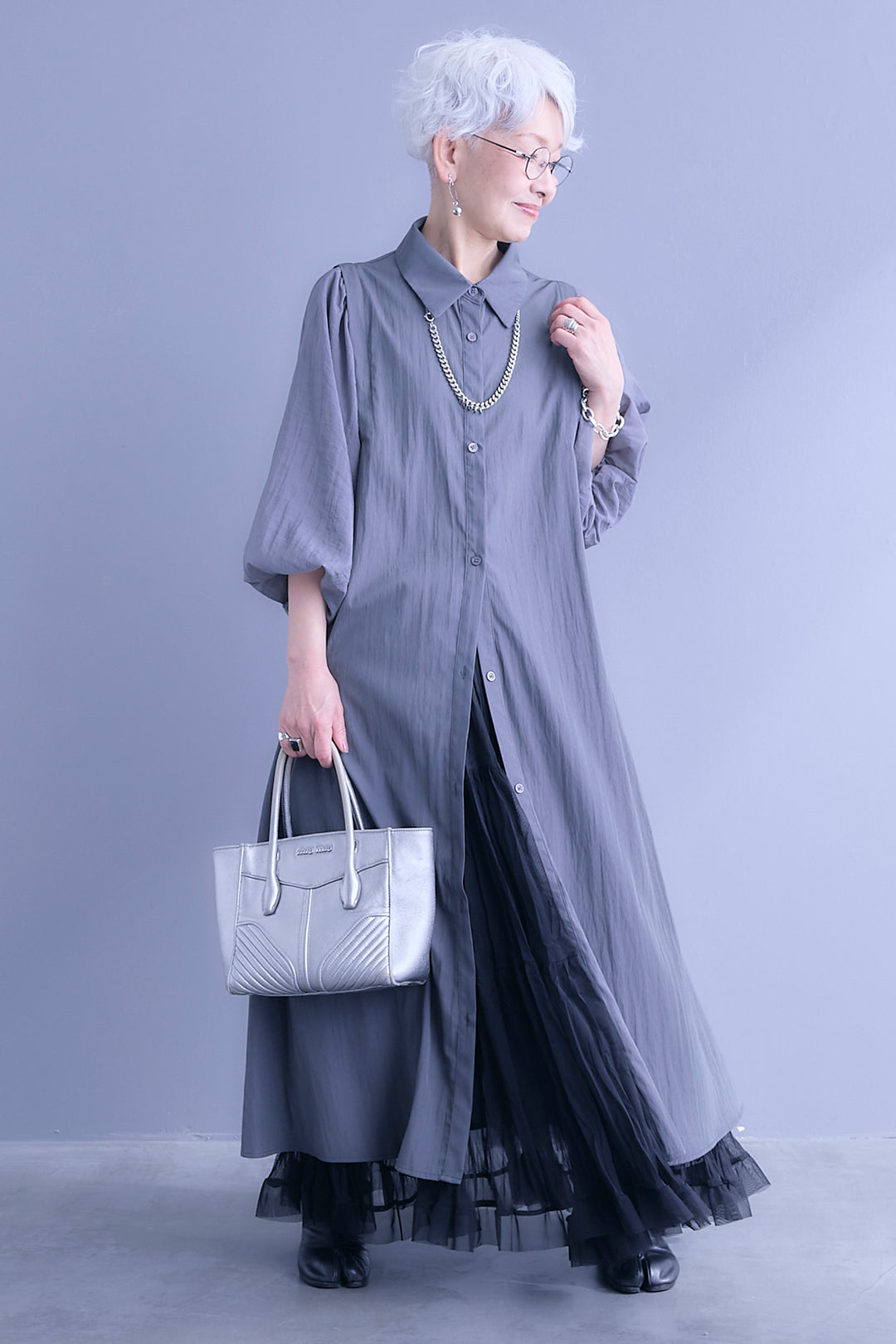 【予約】ソフトシャインクリンクルプリーツスカート