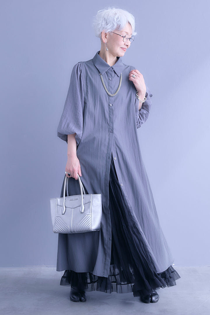 【予約】ソフトシャインクリンクルプリーツスカート