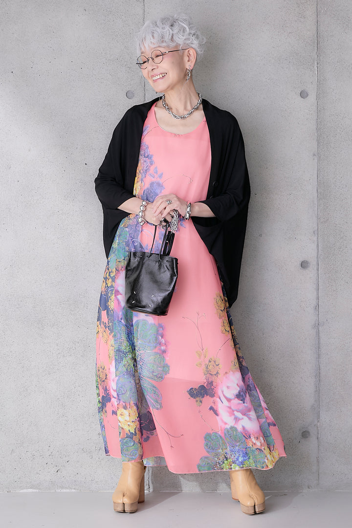 【予約】サンセットボタニカルフラワーサマードレス