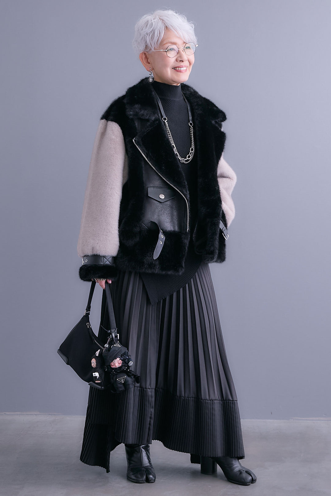 【予約】ライダースドッキングエコファージャケット