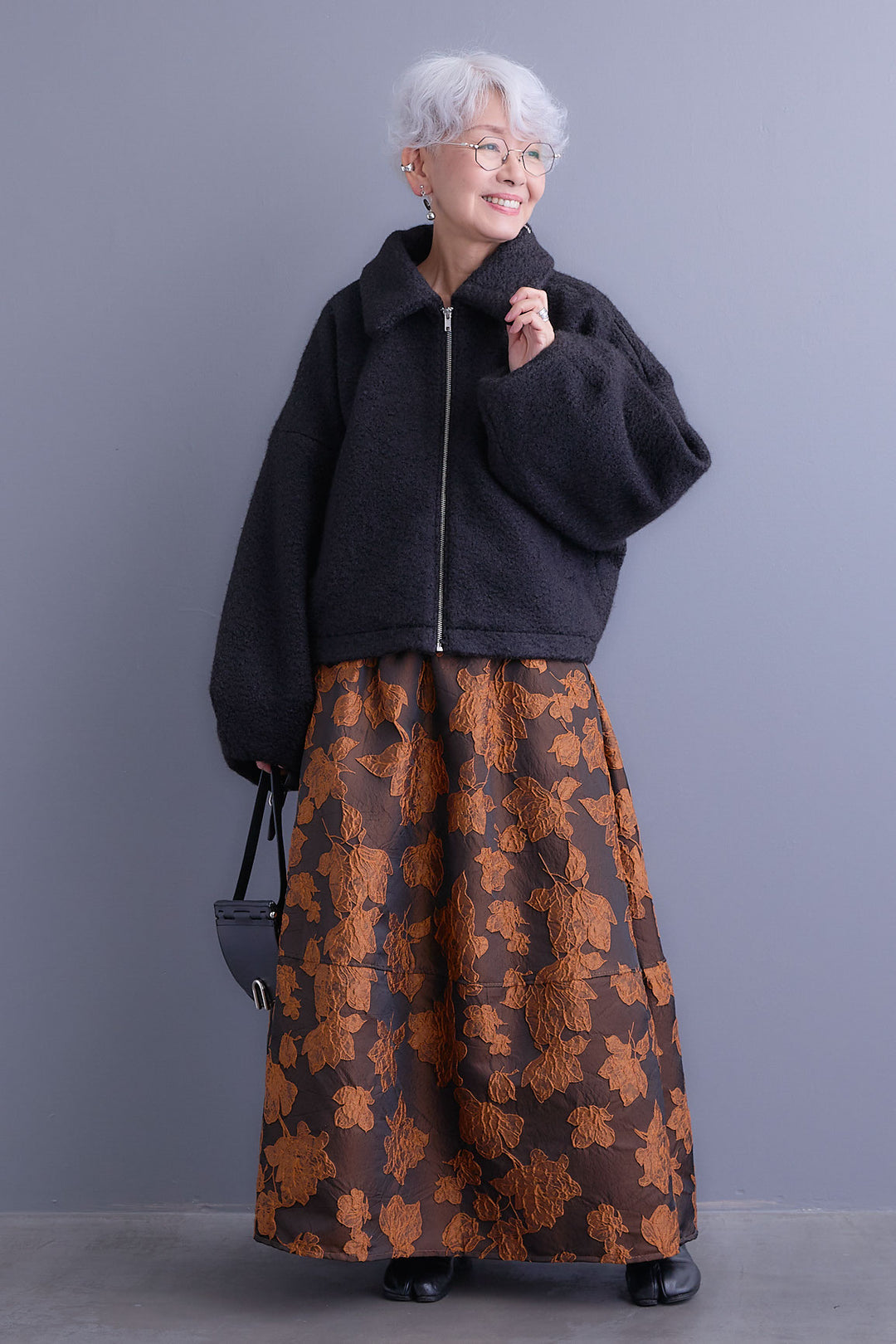 【予約】シープボアボリュームスリーブジャケット