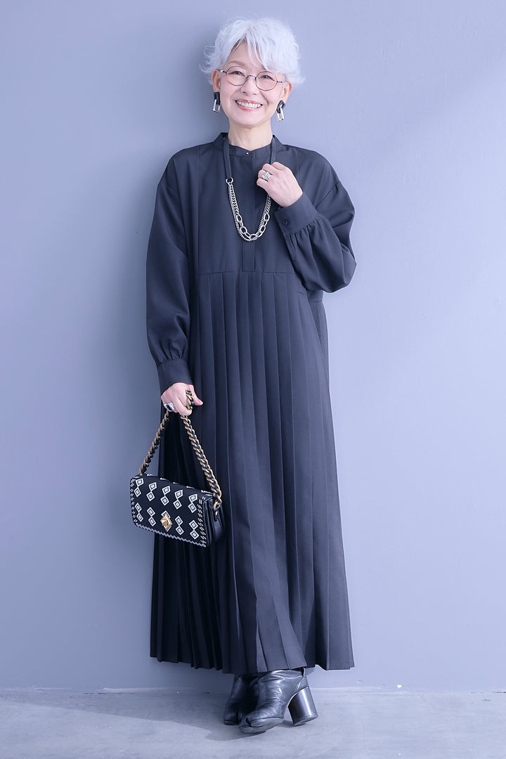 【2026新作】イレギュラープリーツワンピース