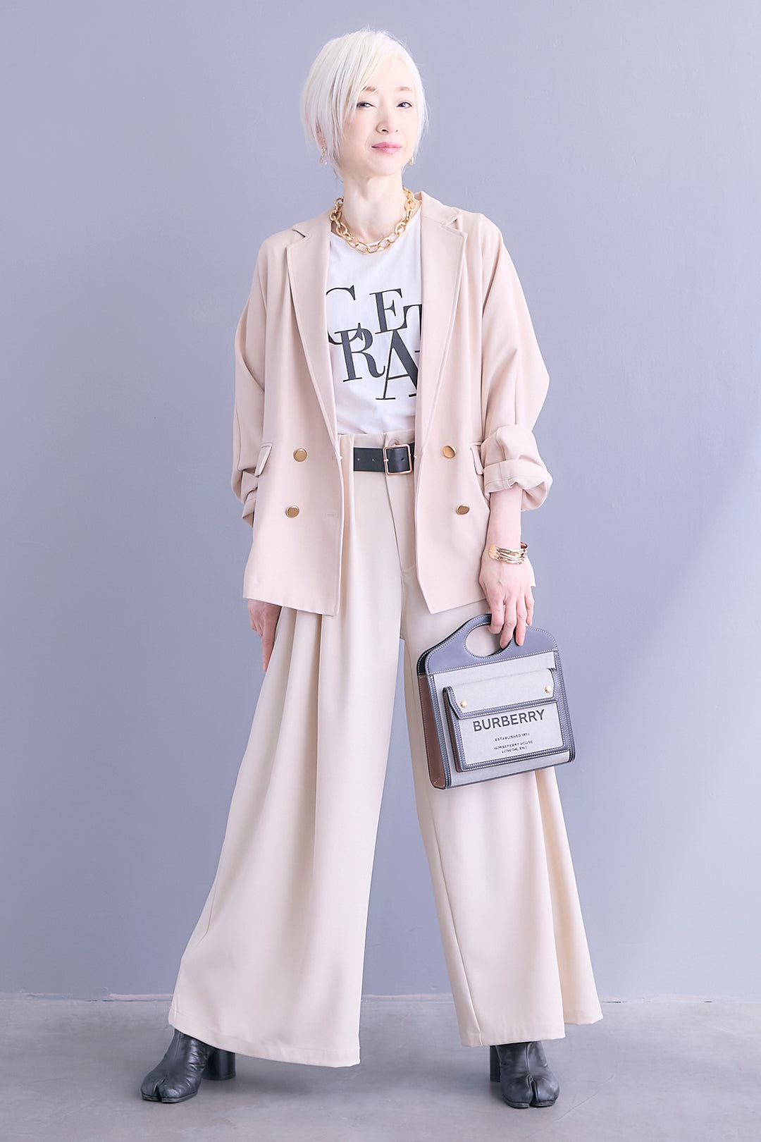 【即納】"CREAT"オーバースリットT