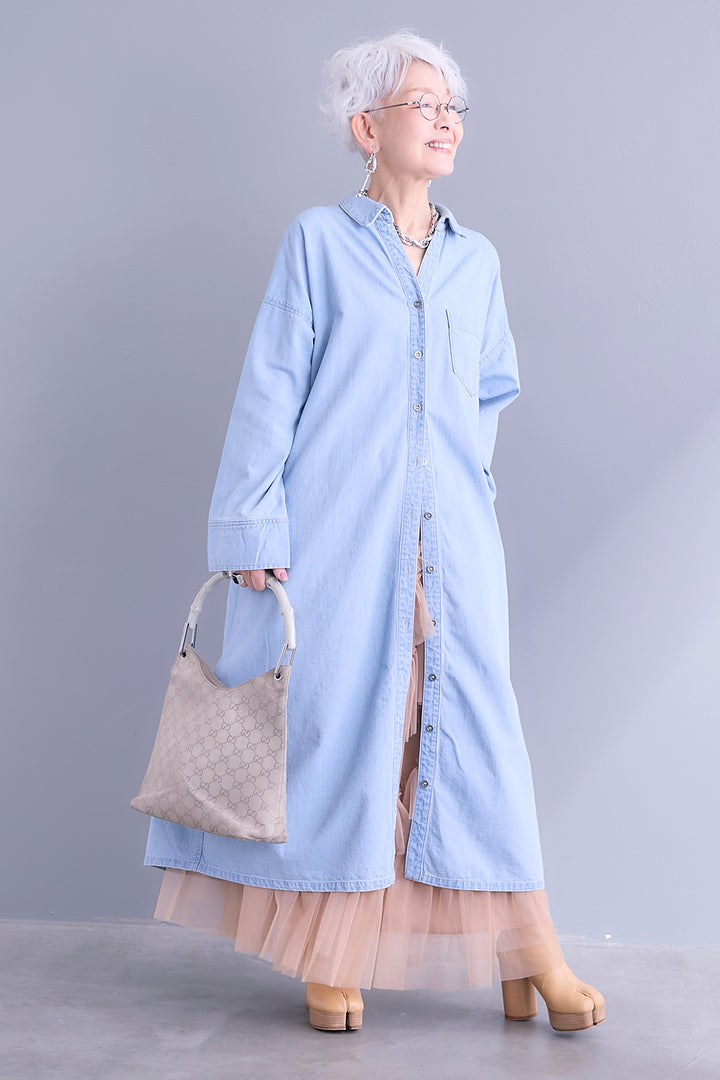 【即納】タッセルチュールティアードスカート