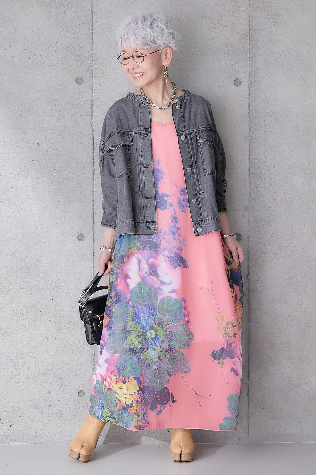 【予約】サンセットボタニカルフラワーサマードレス